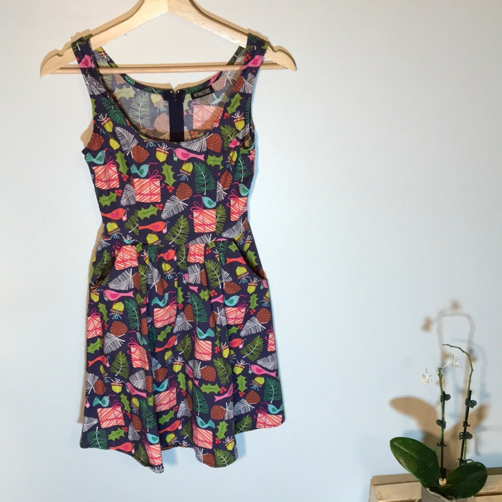 ModCloth Dress | Fit and Flare | Bird Design 🐦